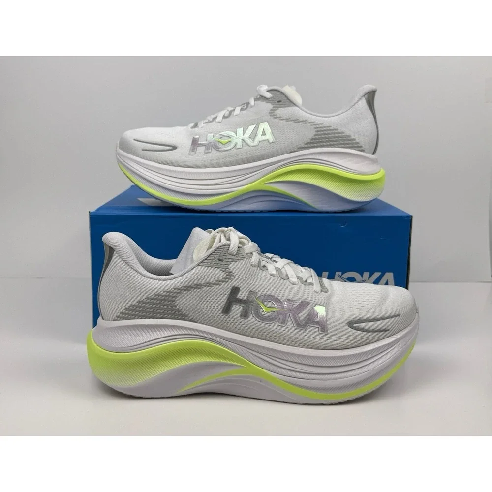 Hoka One One Skyward X 2 Running Shoes Women's Size 7 B White 1171926/WTNN
